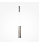 Lampy wiszące - Maytoni Sonata Lampa Wisząca Nowoczesna LED 12W 330lm 3000K Chrom MOD410PL-L12CH3K - product 1
