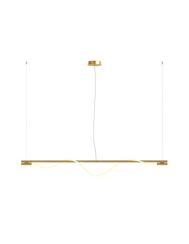 Maytoni Tau Lampa Wisząca LED 21W 910lm 3000K Złoty MOD166PL-L20G3K