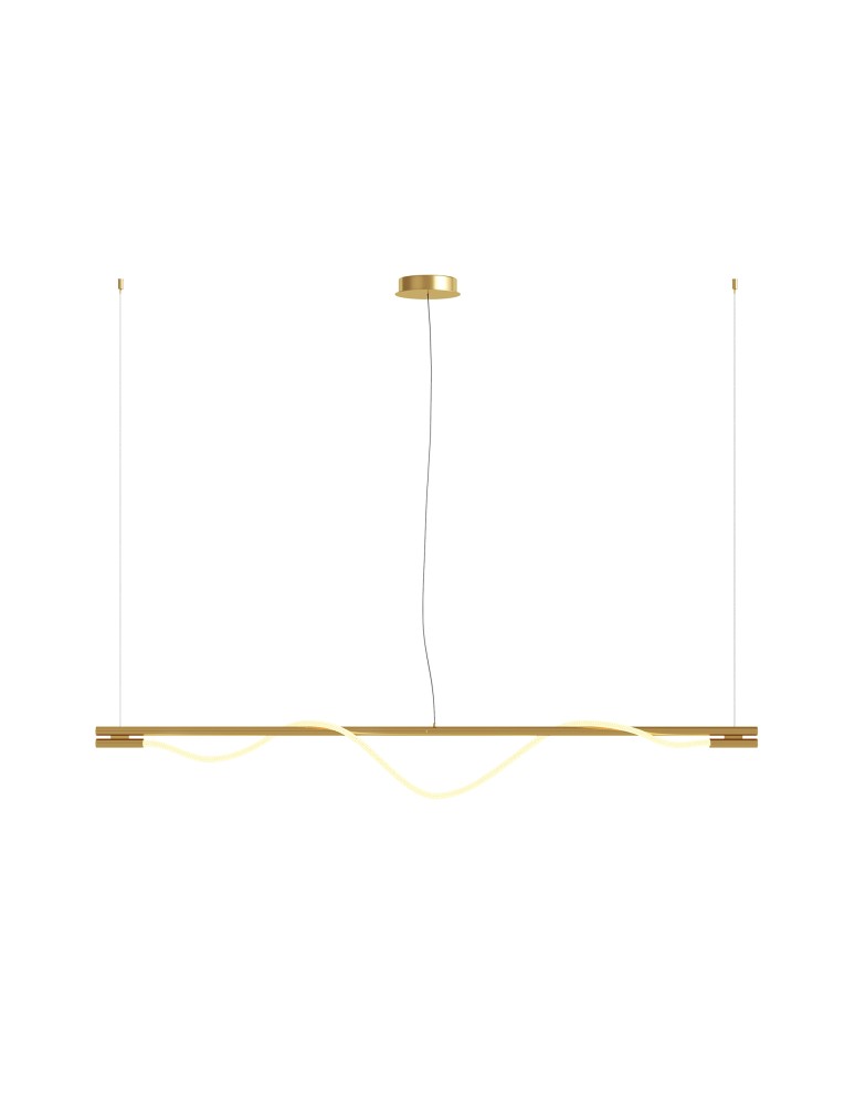 Maytoni Tau Lampa Wisząca LED 21W 910lm 3000K Złoty MOD166PL-L20G3K Maytoni Tau Lampa Wisząca LED 21W 910lm 3000K Złoty MOD166PL-L20G3K
