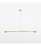 Maytoni Tau Lampa Wisząca LED 21W 910lm 3000K Złoty MOD166PL-L20G3K Maytoni Tau Lampa Wisząca LED 21W 910lm 3000K Złoty MOD166PL-L20G3K