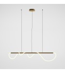 Maytoni Tau Lampa Wisząca LED 30W 1250lm 3000K Złoty MOD166PL-L30G3K Maytoni Tau Lampa Wisząca LED 30W 1250lm 3000K Złoty MOD166PL-L30G3K