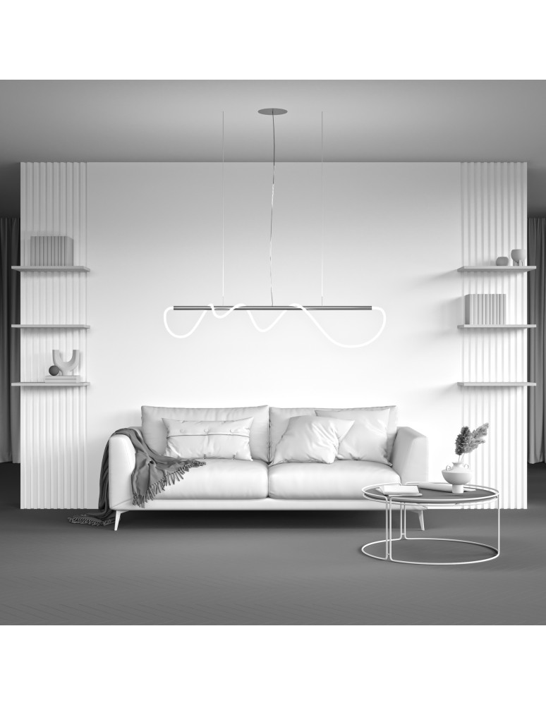 Maytoni Tau Lampa Wisząca LED 30W 1250lm 3000K Złoty MOD166PL-L30G3K Maytoni Tau Lampa Wisząca LED 30W 1250lm 3000K Złoty MOD166PL-L30G3K