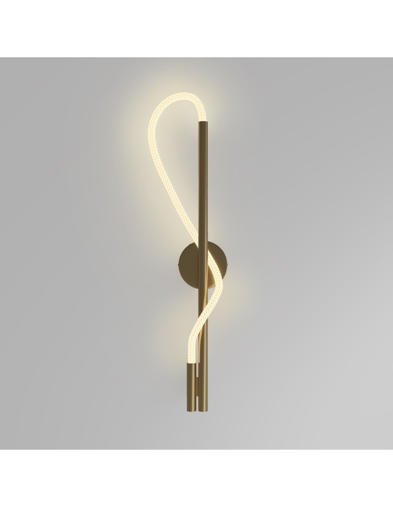 Maytoni Tau Kinkiet/Ścienna LED 13W 600lm 3000K Złoty MOD166WL-L12G3K