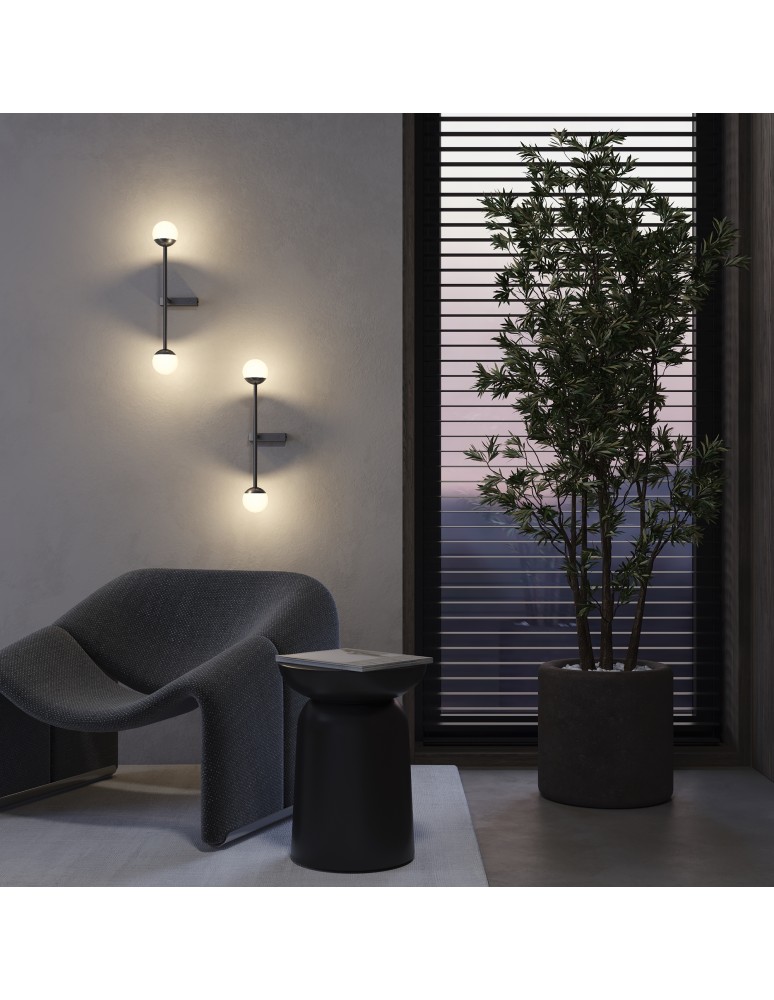 Maytoni Touch Kinkiet/Ścienna LED 10W 900lm 3000K Czarny MOD285WL-L10B3K