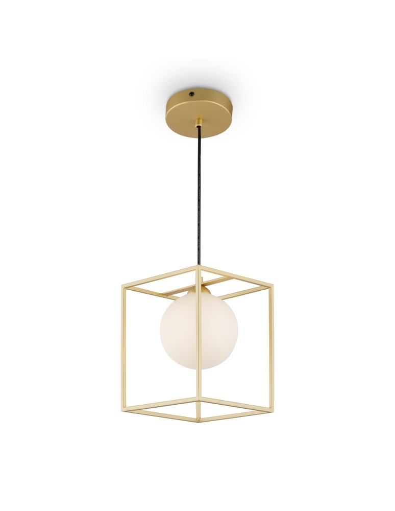 Maytoni Trinity Lampa Wisząca 1xG9 25W Złoty MOD145PL-01G Maytoni Trinity Lampa Wisząca 1xG9 25W Złoty MOD145PL-01G