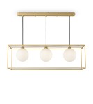 Maytoni Trinity Lampa Wisząca 3xG9 25W Złoty MOD145PL-03G Maytoni Trinity Lampa Wisząca 3xG9 25W Złoty MOD145PL-03G