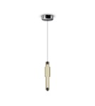 Lampy wiszące - Maytoni Verticale Lampa Wisząca Szklana LED 8W 800lm 3000K Chrom MOD308PL-L9CG3K - product 1