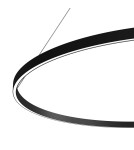 Lampy wiszące - Maytoni Rim Lampa Wisząca Ring LED 81W 2800lm 3000K Czarny MOD058PL-L65B3K - product 2