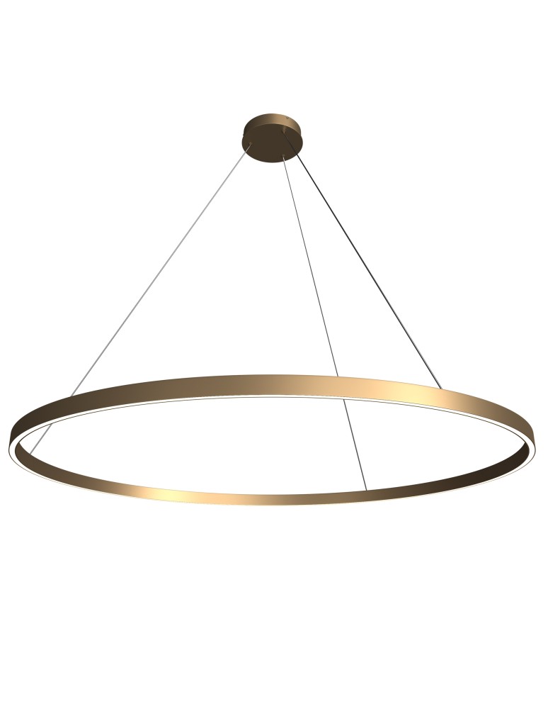 Maytoni Rim Lampa Wisząca Ring LED 81W 4800lm 3000K Mosiądz MOD058PL-L65BS3K