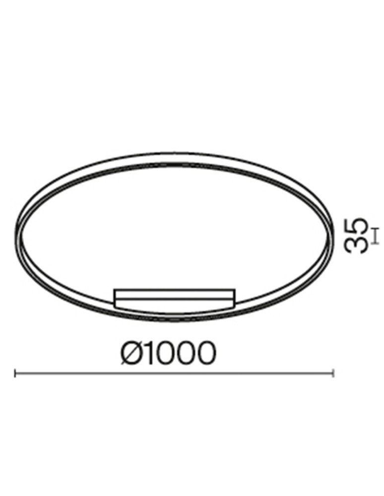 Lampy wiszące - Maytoni Rim Lampa Wisząca Ring LED 61W 3500lm 3000K Czarny MOD058PL-L54B3K - product kolory-swiatla.pl 3