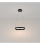 Maytoni Rim Lampa Wisząca Ring LED 25W 1200lm 3000K Czarny MOD058PL-L22B3K Maytoni Rim Lampa Wisząca Ring LED 25W 1200lm 3000K Czarny MOD058PL-L22B3K