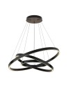 Maytoni Rim Lampa Wisząca Ringi LED 115W 6100lm 3000K Czarny MOD058PL-L100B3K