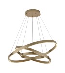 Maytoni Rim Lampa Wisząca Ringi LED 115W 6100lm 3000K Mosiądz MOD058PL-L100BS3K Maytoni Rim Lampa Wisząca Ringi LED 115W 6100lm 3000K Mosiądz MOD058PL-L100BS3K