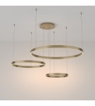 Maytoni Rim Lampa Wisząca Ringi LED 115W 6100lm 3000K Mosiądz MOD058PL-L100BS3K Maytoni Rim Lampa Wisząca Ringi LED 115W 6100lm 3000K Mosiądz MOD058PL-L100BS3K