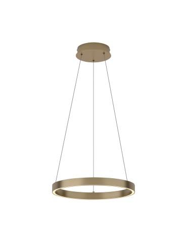 Maytoni Rim Lampa Wisząca Ring LED 25W 1200lm 3000K Mosiądz MOD058PL-L22BS3K