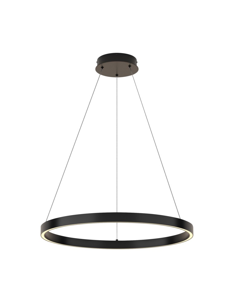 Maytoni Rim Lampa Wisząca Ring LED 37W 2200lm 3000K Czarny MOD058PL-L32B3K Maytoni Rim Lampa Wisząca Ring LED 37W 2200lm 3000K Czarny MOD058PL-L32B3K