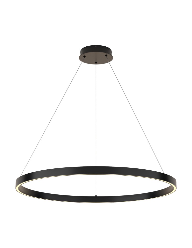 Maytoni Rim Lampa Wisząca Ring LED 51W 3000lm 3000K Czarny MOD058PL-L42B3K Maytoni Rim Lampa Wisząca Ring LED 51W 3000lm 3000K Czarny MOD058PL-L42B3K