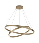 Maytoni Rim Lampa Wisząca Ringi LED 88W 5200lm 3000K Mosiądz MOD058PL-L74BS3K Maytoni Rim Lampa Wisząca Ringi LED 88W 5200lm 3000K Mosiądz MOD058PL-L74BS3K