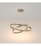 Maytoni Rim Lampa Wisząca Ringi LED 88W 5200lm 3000K Mosiądz MOD058PL-L74BS3K Maytoni Rim Lampa Wisząca Ringi LED 88W 5200lm 3000K Mosiądz MOD058PL-L74BS3K