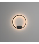 Kinkiety ringi - Maytoni Rim Kinkiet/Ścienna LED 25W 1200lm 3000K Czarny MOD058WL-L25B3K - product 2