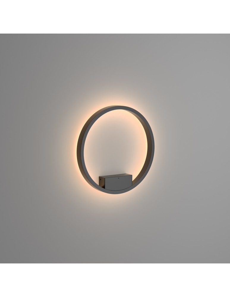 Maytoni Rim Kinkiet/Ścienna LED 25W 1200lm 3000K Czarny MOD058WL-L25B3K