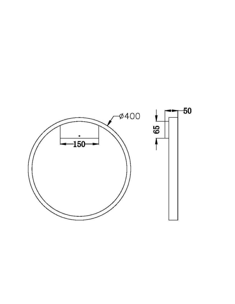 Maytoni Rim Kinkiet/Ścienna LED 25W 1200lm 3000K Czarny MOD058WL-L25B3K