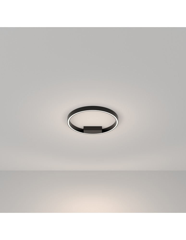 Maytoni Rim Lampa Sufitowa 1xLED 25W 1200lm 4000K Czarny MOD058CL-L25B4K Maytoni Rim Lampa Sufitowa 1xLED 25W 1200lm 4000K Czarny MOD058CL-L25B4K