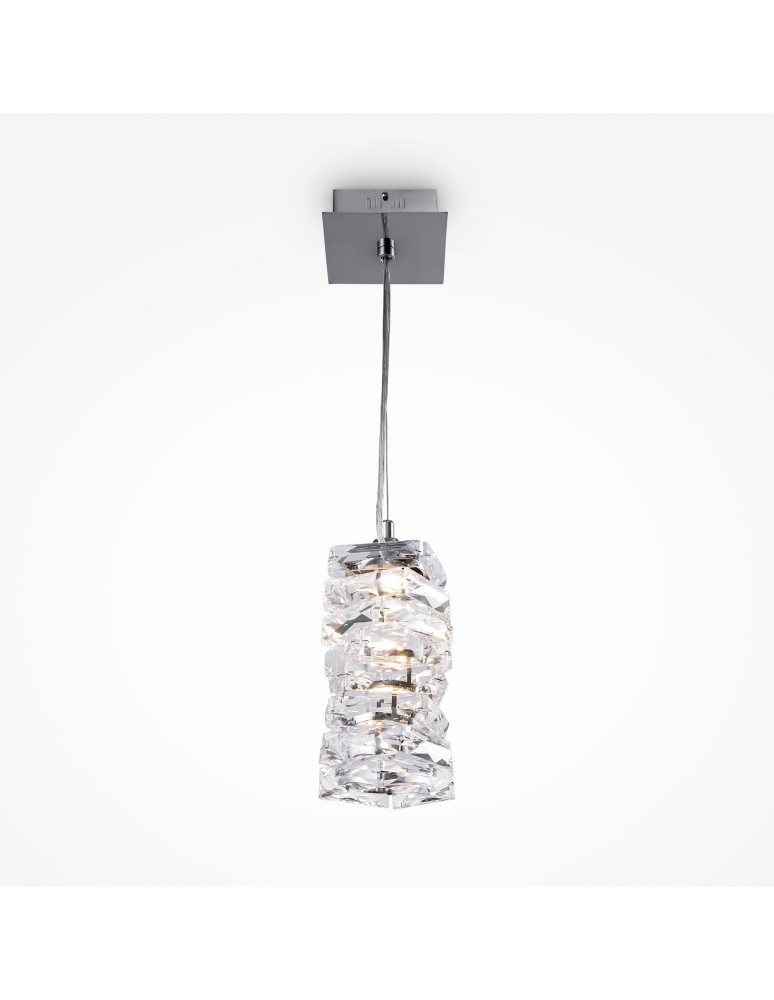 Lampy wiszące - Maytoni Coil Lampa Wisząca LED 3W 200lm 3000K Chrom MOD124PL-L3CH3K - product kolory-swiatla.pl 3