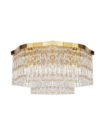 Maytoni Dune Lampa Sufitowa 6xE14 60W Złoty DIA005CL-06G
