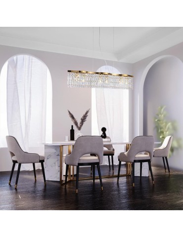 Maytoni Dune Lampa Wisząca 6xE14 60W Złoty DIA005PL-06G - produkt 2