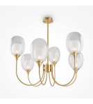Maytoni Aura Lampa Wisząca 6xE14 60W Mosiądz MOD016PL-06BS Maytoni Aura Lampa Wisząca 6xE14 60W Mosiądz MOD016PL-06BS