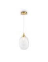 Maytoni Aura Lampa Wisząca 1xE14 60W Mosiądz MOD016PL-01BS