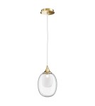 Maytoni Aura Lampa Wisząca 1xE14 60W Mosiądz MOD016PL-01BS Maytoni Aura Lampa Wisząca 1xE14 60W Mosiądz MOD016PL-01BS