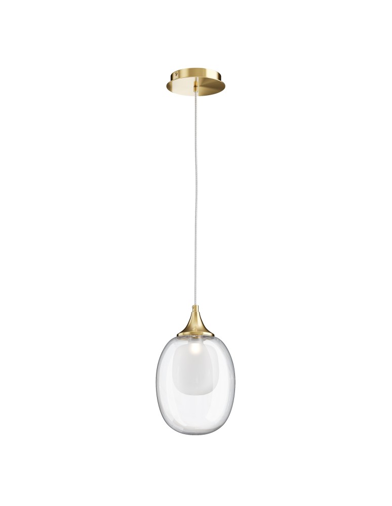 Maytoni Aura Lampa Wisząca 1xE14 60W Mosiądz MOD016PL-01BS Maytoni Aura Lampa Wisząca 1xE14 60W Mosiądz MOD016PL-01BS