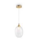 Maytoni Aura Lampa Wisząca 1xE14 60W Mosiądz MOD016PL-01BS Maytoni Aura Lampa Wisząca 1xE14 60W Mosiądz MOD016PL-01BS