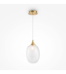 Maytoni Aura Lampa Wisząca 1xE14 60W Mosiądz MOD016PL-01BS Maytoni Aura Lampa Wisząca 1xE14 60W Mosiądz MOD016PL-01BS
