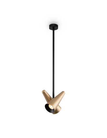 Maytoni Giro Lampa Wisząca 2xGU10 50W Mosiądz MOD095PL-02BS