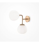 Kinkiety - Maytoni Erich Kinkiet/Ścienna 2xE14 40W Złoty MOD221WL-02G - product 2