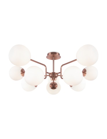Maytoni Erich Lampa Sufitowa 10xE14 40W Mosiądz MOD221PL-10G