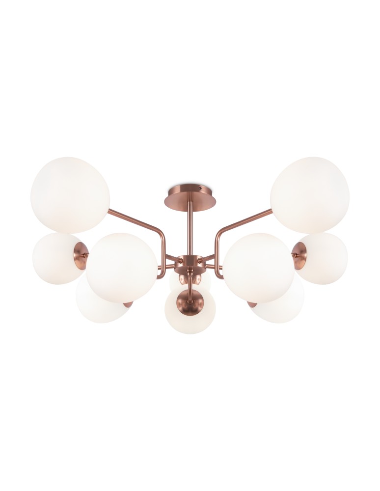 Maytoni Erich Lampa Sufitowa 10xE14 40W Mosiądz MOD221PL-10G