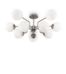 Lampy sufitowe - Maytoni Erich Lampa Sufitowa 10xE14 40W Nikiel MOD221PL-10N - product 1