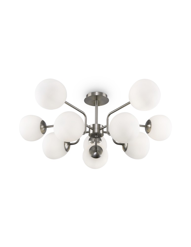 Lampy sufitowe - Maytoni Erich Lampa Sufitowa 10xE14 40W Nikiel MOD221PL-10N - product kolory-swiatla.pl 2