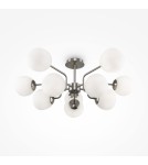 Lampy sufitowe - Maytoni Erich Lampa Sufitowa 10xE14 40W Nikiel MOD221PL-10N - product 3