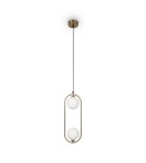 Maytoni Ring Lampa Wisząca 2xG9 25W Mosiądz MOD013PL-02BS1 Maytoni Ring Lampa Wisząca 2xG9 25W Mosiądz MOD013PL-02BS1
