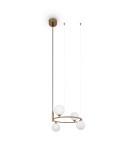 Lampy wiszące - Maytoni Ring Lampa Wisząca 4xG9 25W Mosiądz MOD013PL-04BS1 - product 2