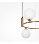 Lampy wiszące - Maytoni Ring Lampa Wisząca 4xG9 25W Mosiądz MOD013PL-04BS1 - product 3
