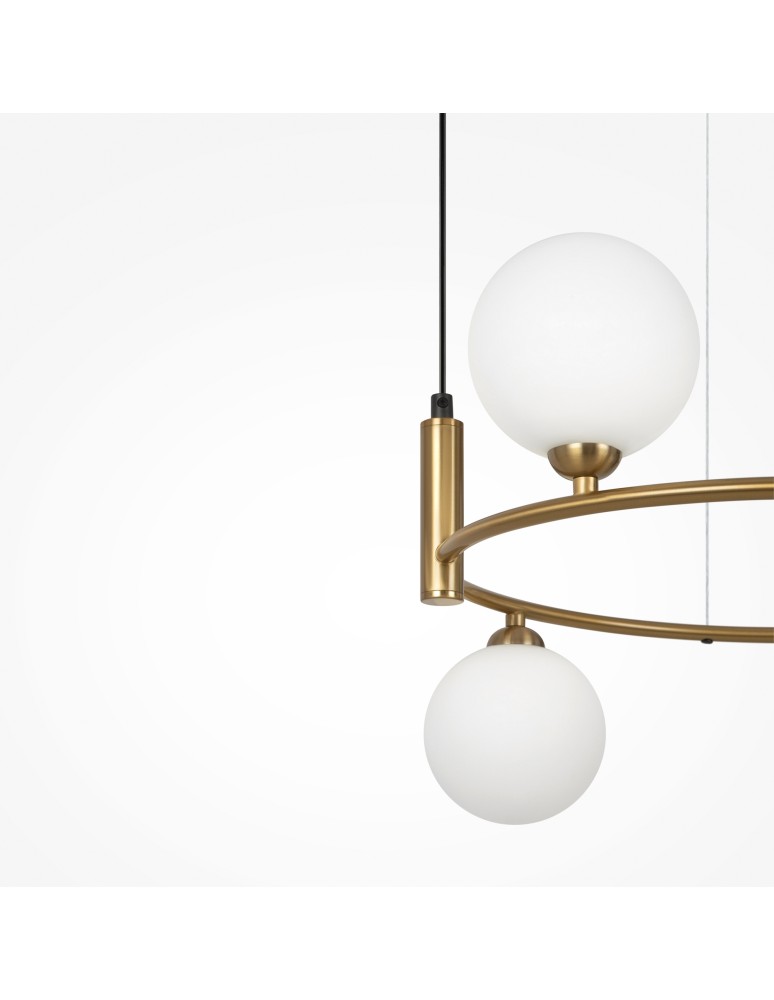 Maytoni Ring Lampa Wisząca 4xG9 25W Mosiądz MOD013PL-04BS1
