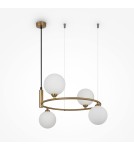 Lampy wiszące - Maytoni Ring Lampa Wisząca 4xG9 25W Mosiądz MOD013PL-04BS1 - product 6