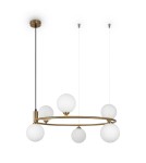 Maytoni Ring Lampa Wisząca 6xG9 25W Mosiądz MOD013PL-06BS1 Maytoni Ring Lampa Wisząca 6xG9 25W Mosiądz MOD013PL-06BS1