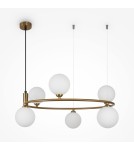 Maytoni Ring Lampa Wisząca 6xG9 25W Mosiądz MOD013PL-06BS1 Maytoni Ring Lampa Wisząca 6xG9 25W Mosiądz MOD013PL-06BS1